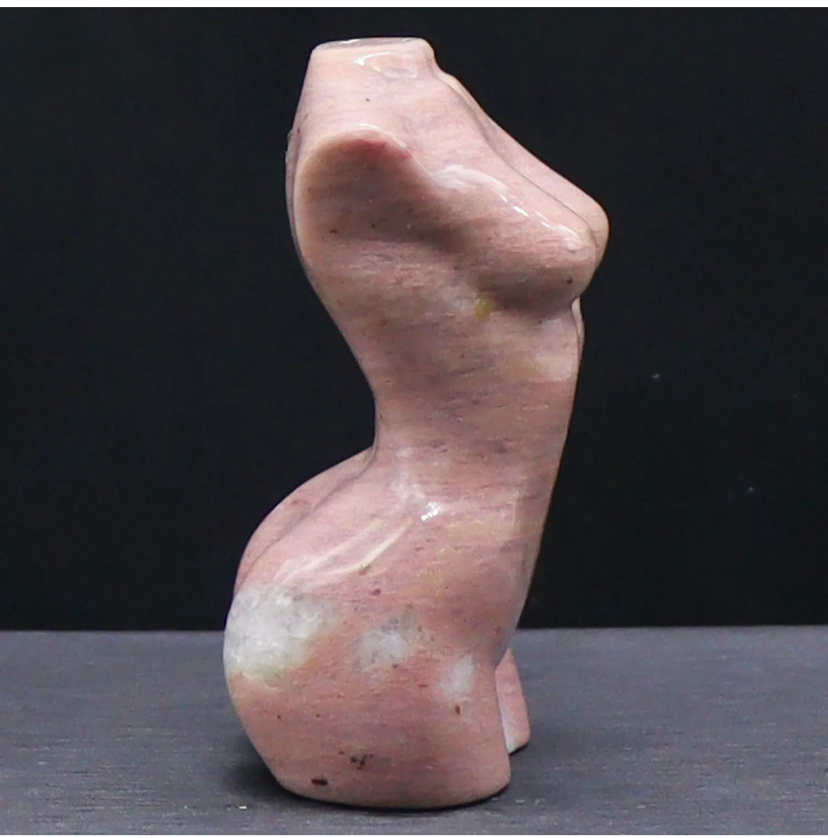 Natural Rhodonite Female Body Figurine