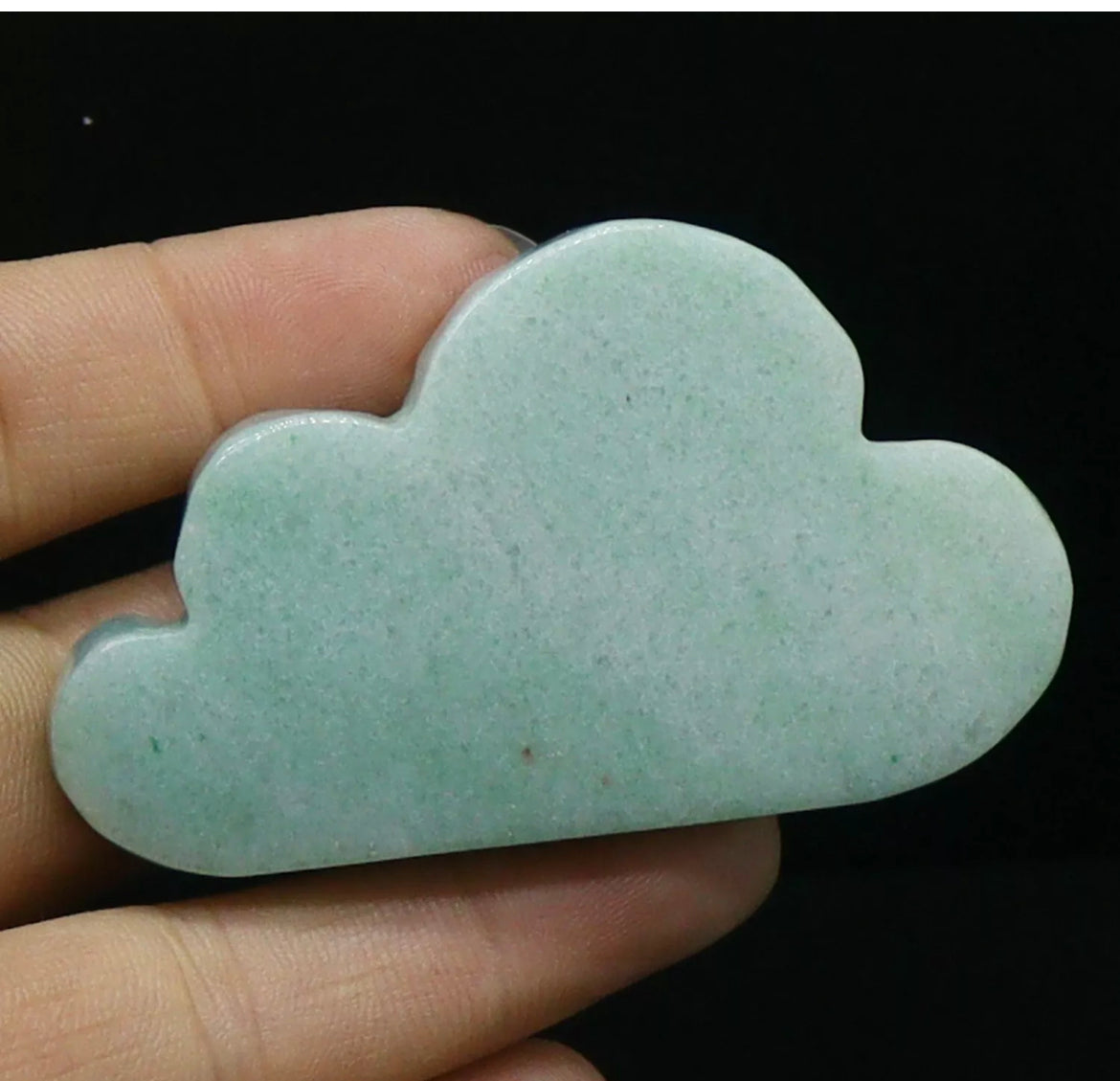 Natural Green Jasper Cloud