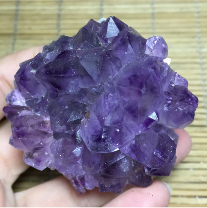 Natural Amethyst geode quartz cluster crystal mineral specimen