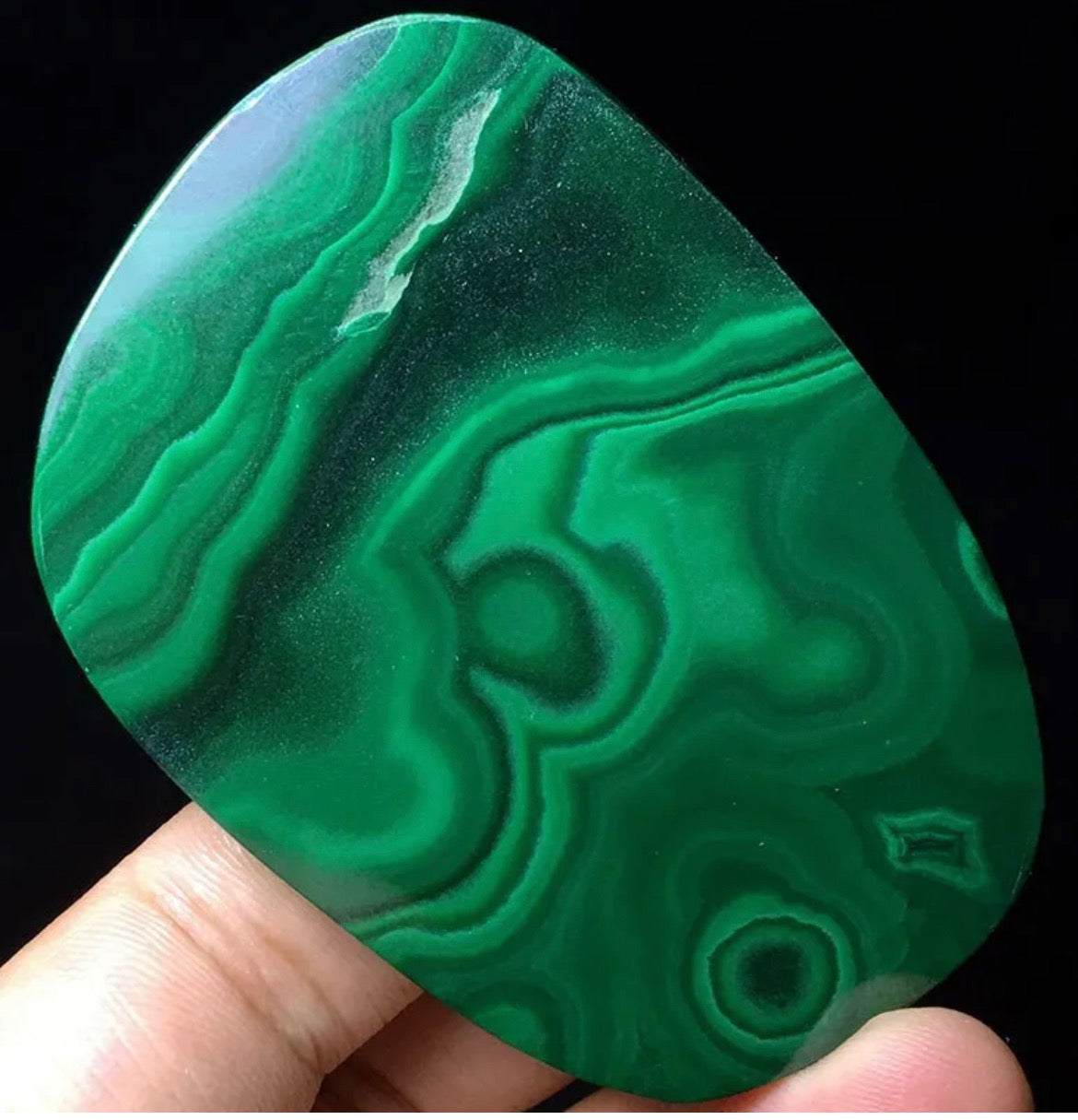 Natural Malachite Free Form semiprecious crystal gemstone reiki healing