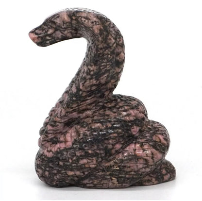 Natural Rhodonite Cobra