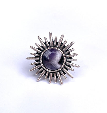 Amethyst Sun Ring