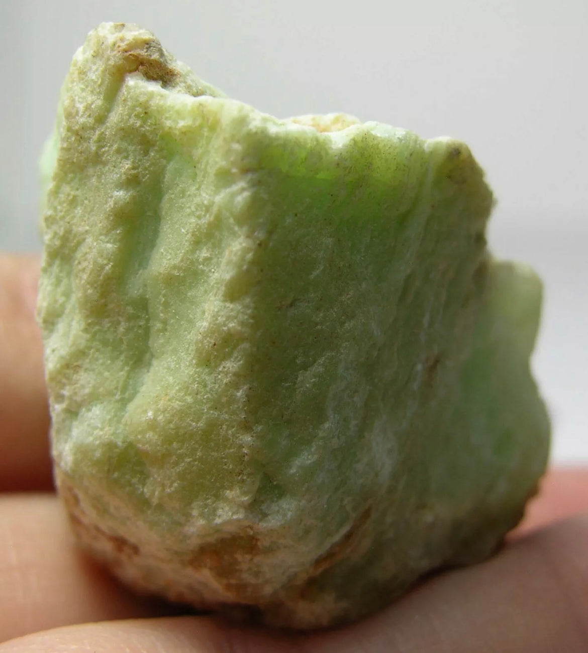 Natural Chrysoprase gemstone free form rock