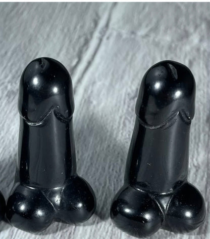 Natural Black Obsidian Penis