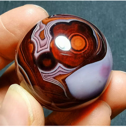 Natural Banded Agate Sphere