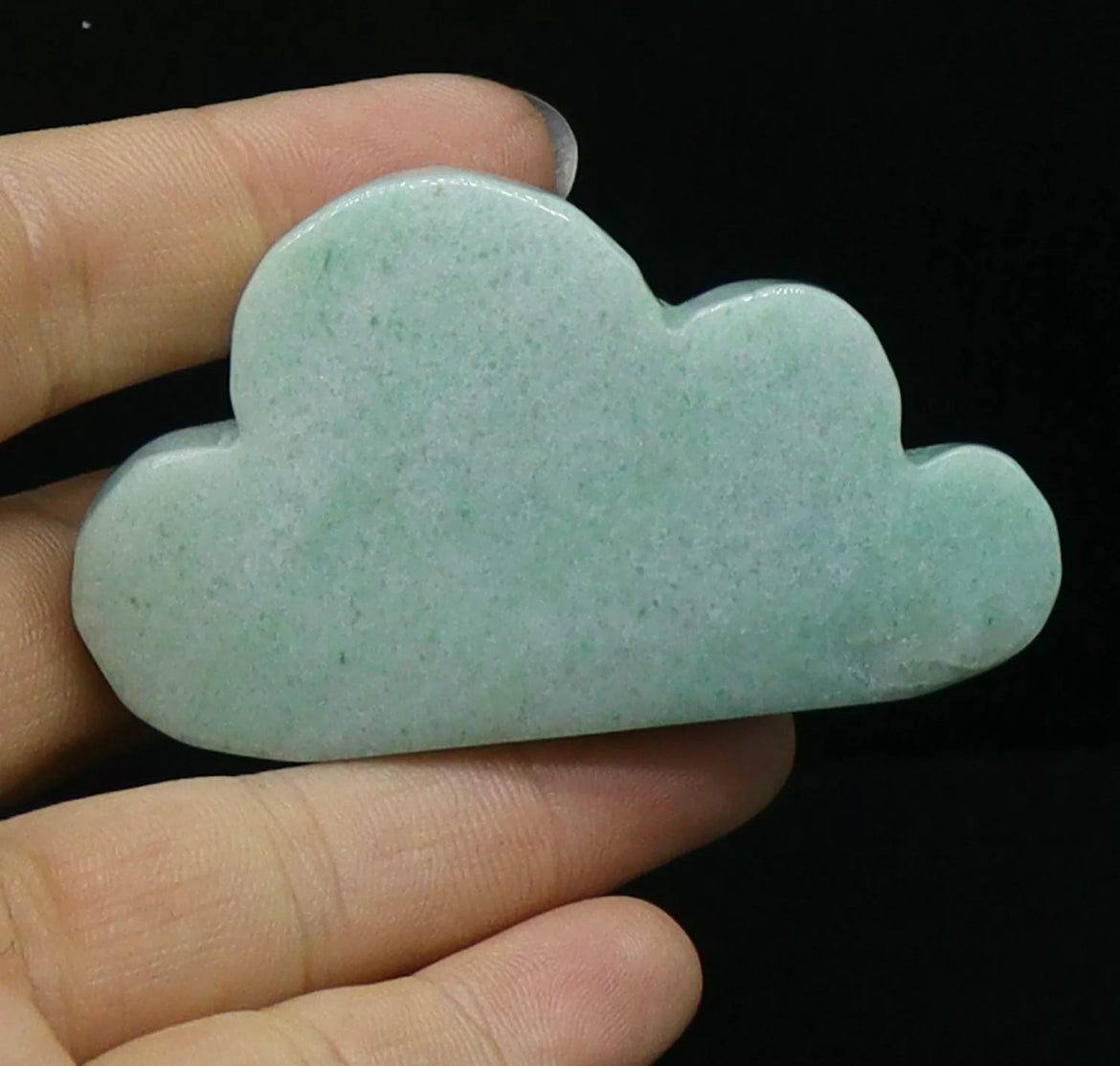 Natural Green Jasper Cloud