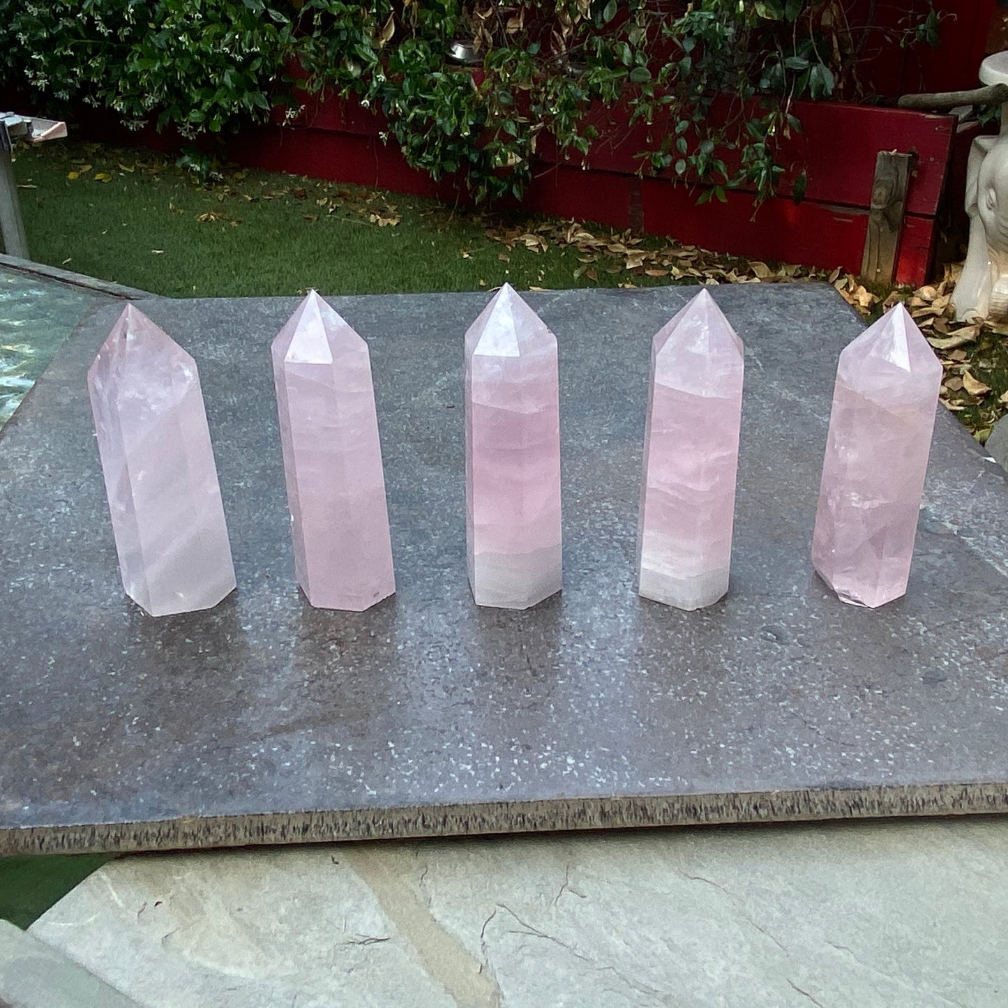 Rose Quartz Gemstone Tower Point