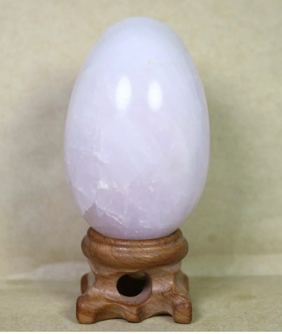 Natural Rose Quartz Egg Gemstone