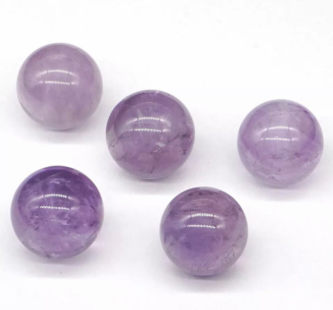 Natural Amethyst Crystal Globe Sphere