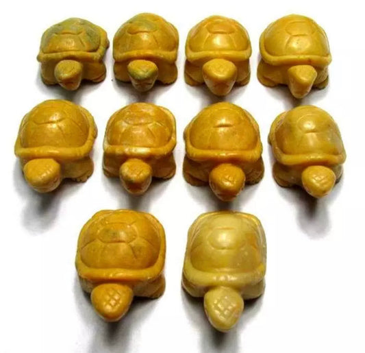 Natural Yellow Jasper Turtle