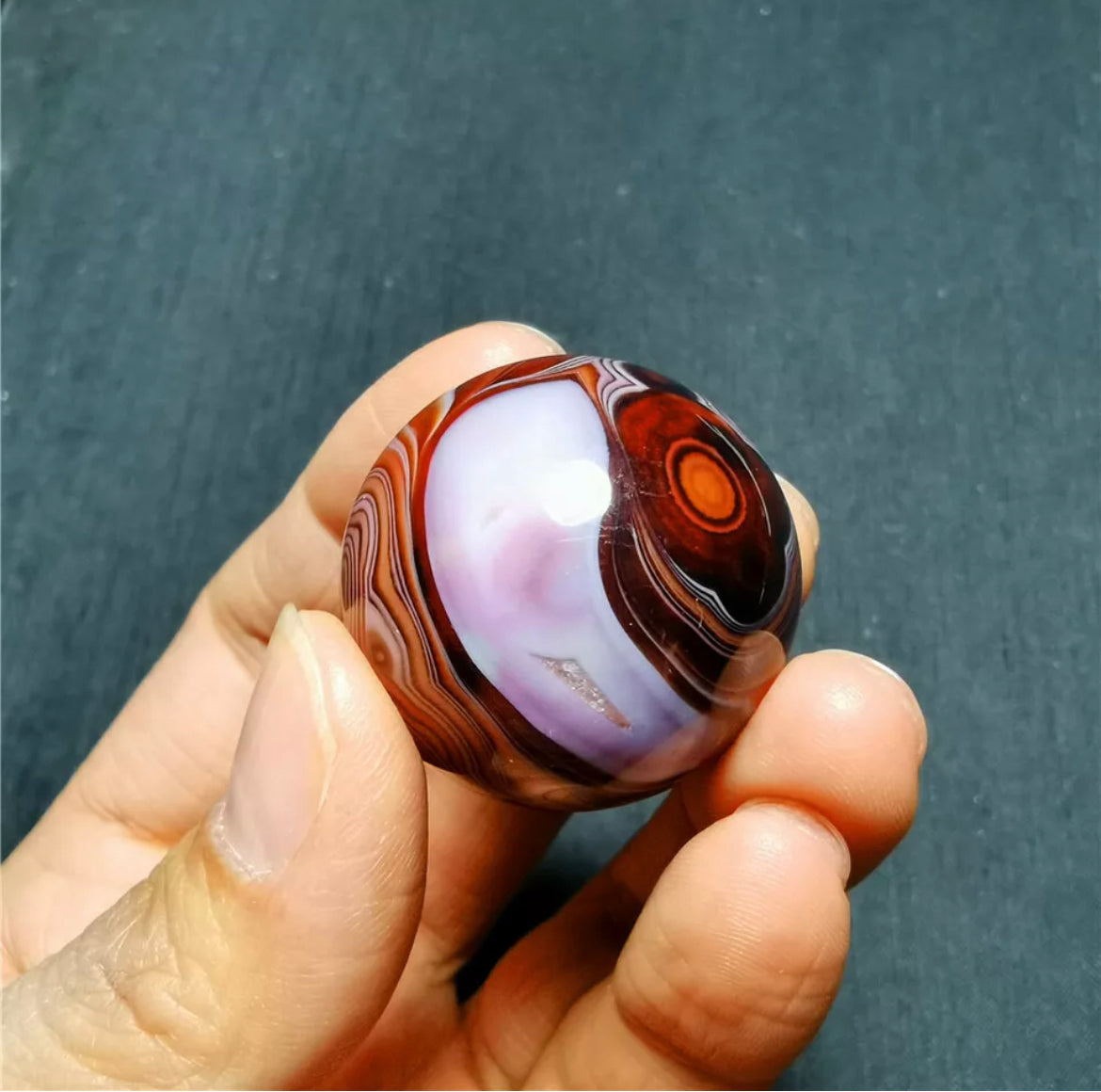 Natural Banded Agate Sphere