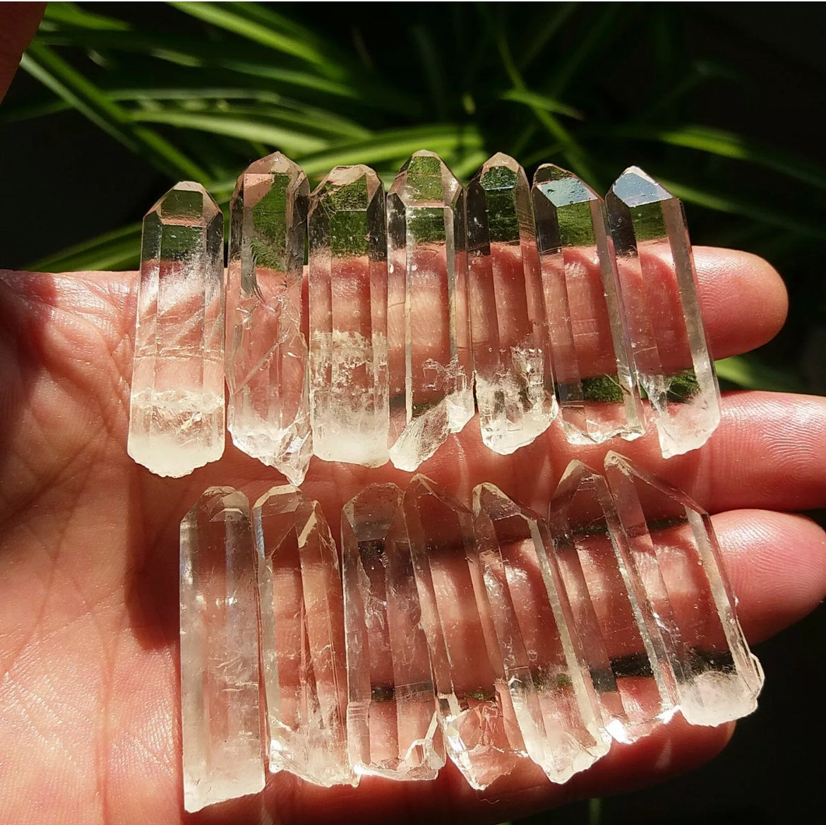 Lemurian Quartz gemstone  Crystal Wand Point