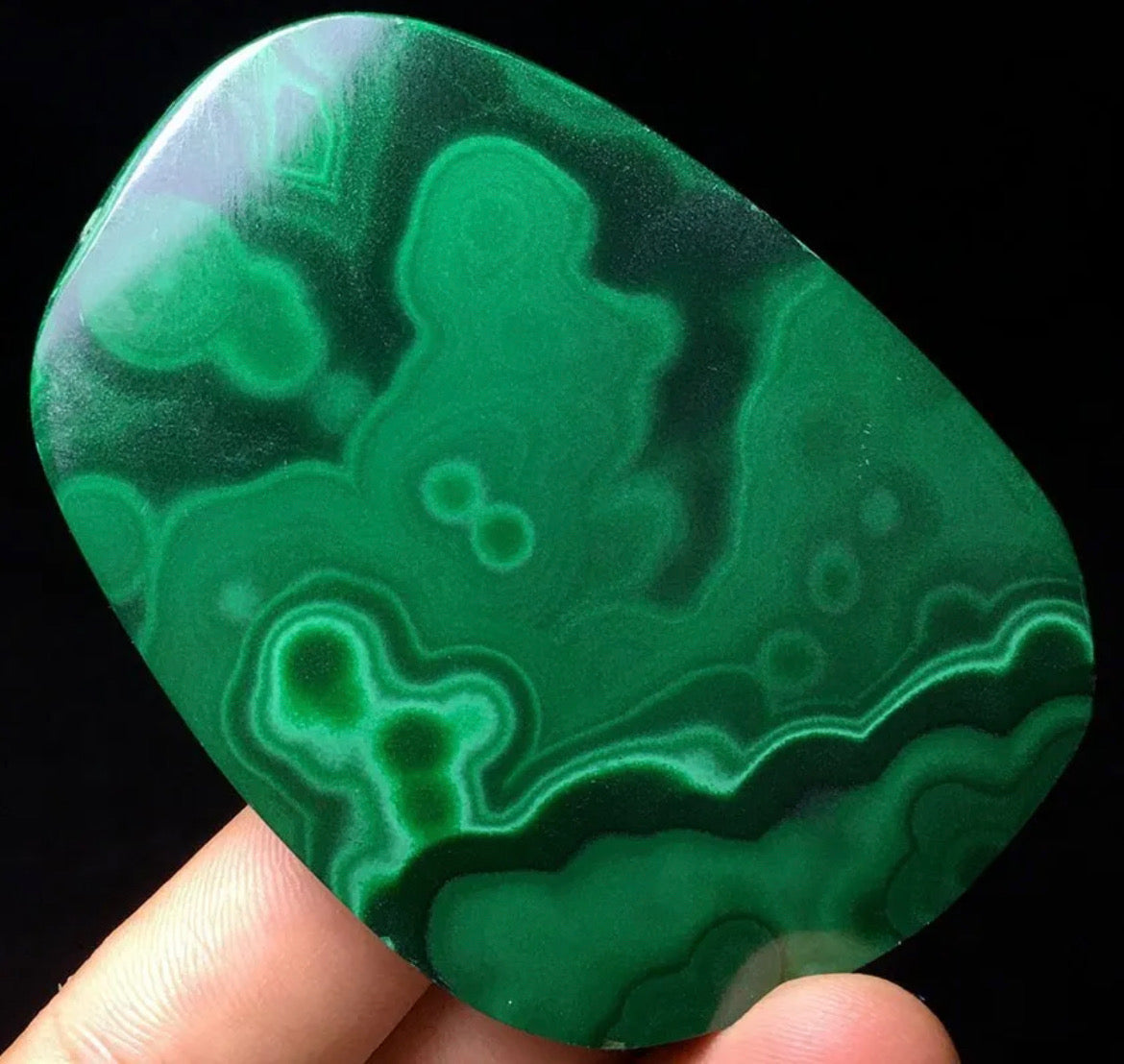 Natural Malachite Free Form semiprecious crystal gemstone reiki healing