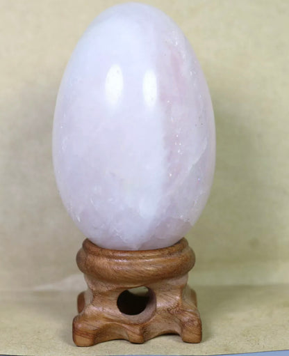 Natural Rose Quartz Egg Gemstone