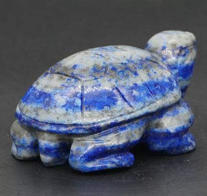 Natural Lapis Lazuli Turtle