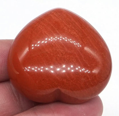 Natural Red Jasper Gemstone Heart