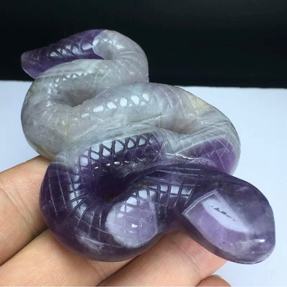 Natural Amethyst Snake