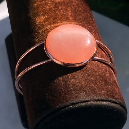 Gemstone rosegold Cuff Bracelets