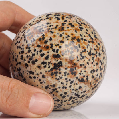 Natural Semiprecious gemstone Dalmatian Jasper crystal Ball sphere