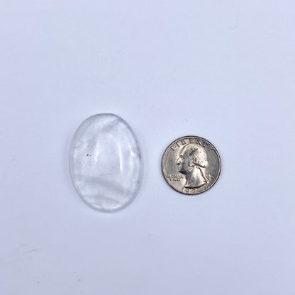 Clear Quartz gemstone Worry Stone