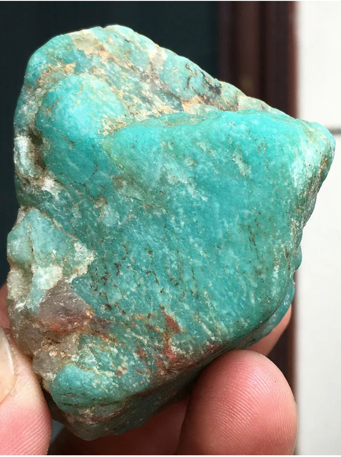 Natural rough form Amazonite