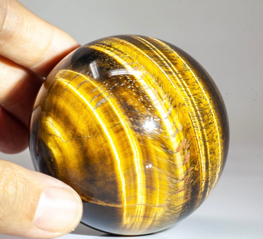 Natural Tiger Eye gemstone Crystal Sphere