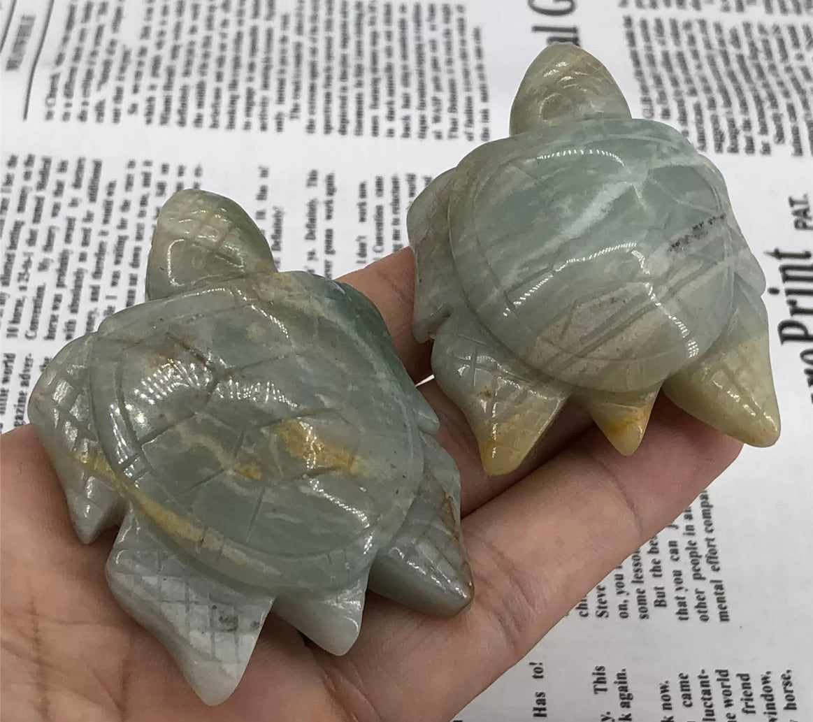 Natural Amazonite Tortoise