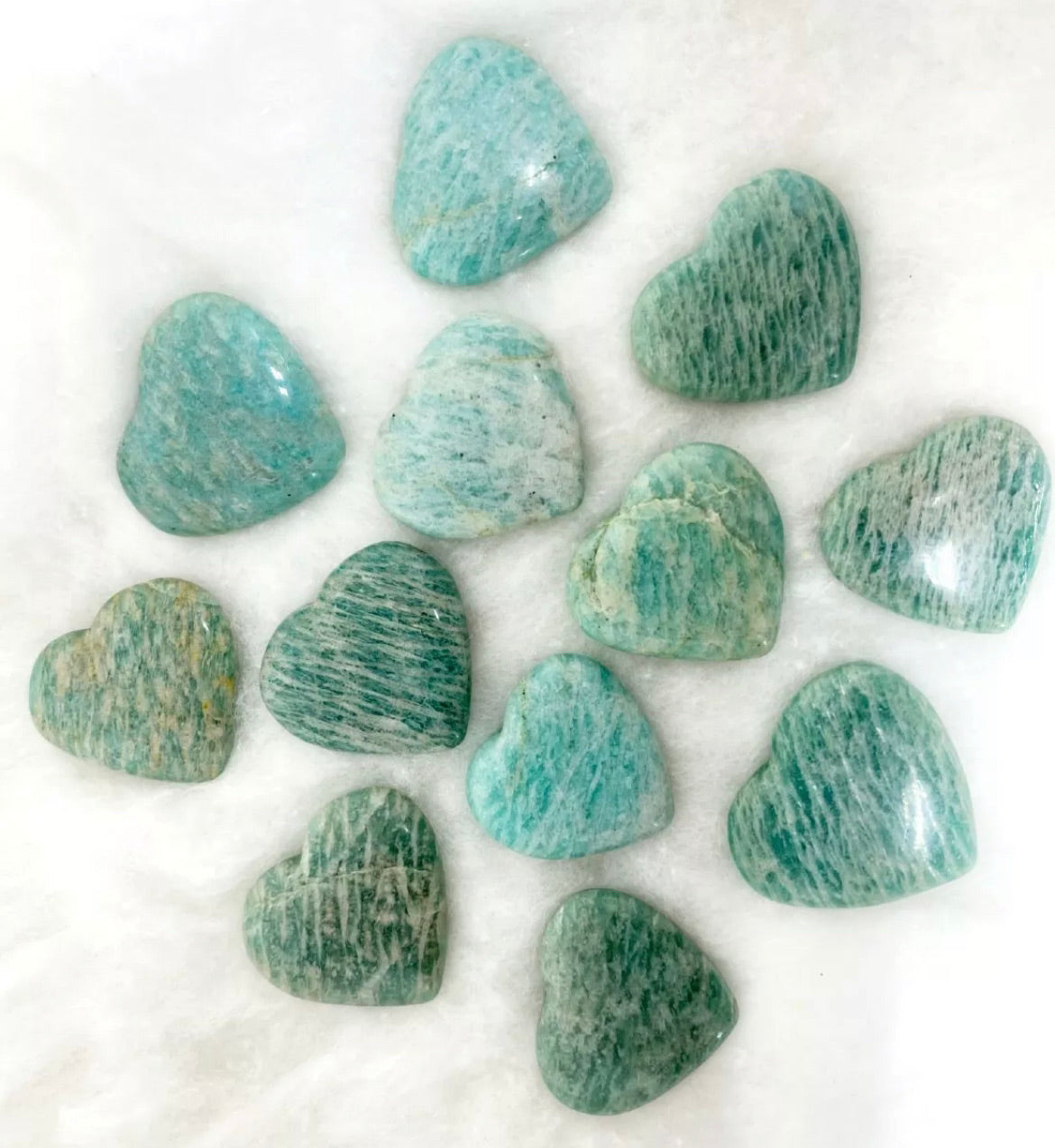 Natural Amazonite Mini Heart