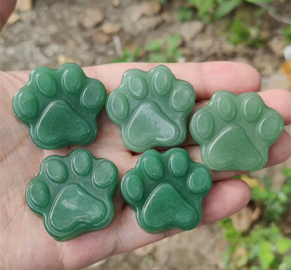 Natural Green Aventurine Paw