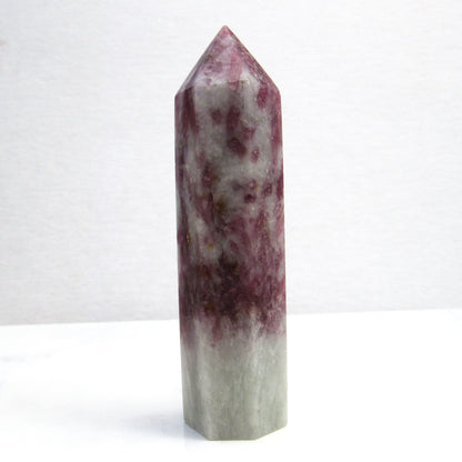 Natural Pink Tourmaline Wand Tower obelisk