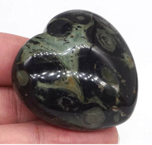 Natural Kambaba Jasper Heart