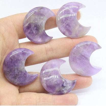 Natural Amethyst Moon