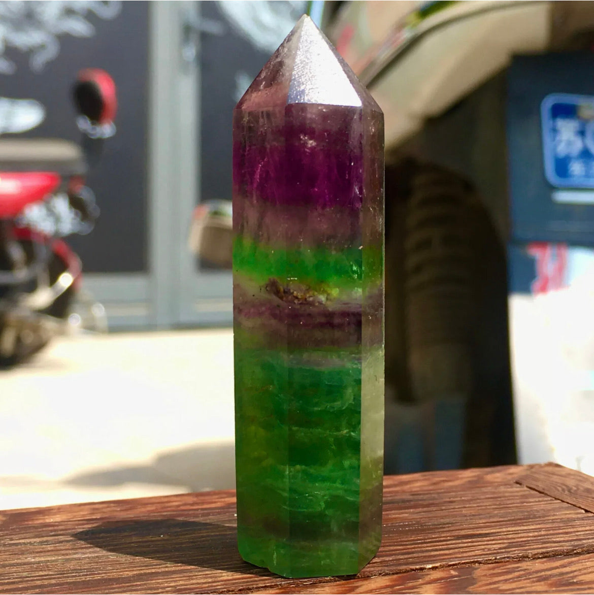 Natural Fluorite Wand