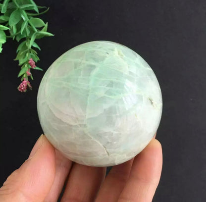 Green Moonstone Garnierite Sphere Specimen Healing