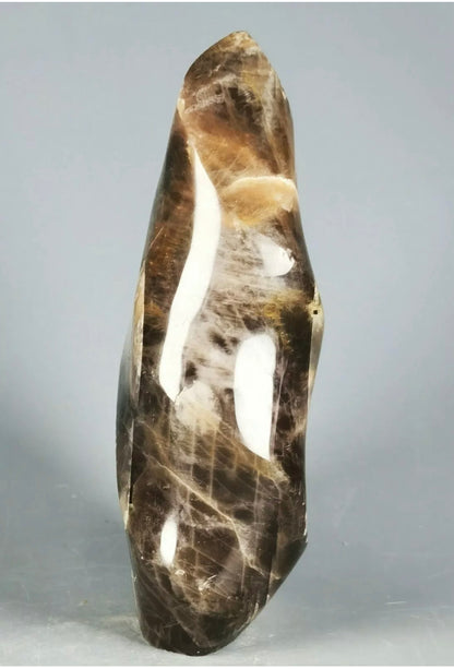 Natural Black Moonstone Flame