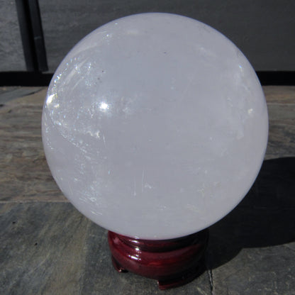 Natural Quartz gemstone Sphere