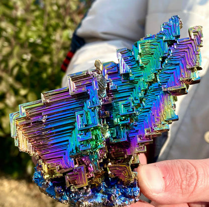 Natural Large Bismuth gemstone Crystal