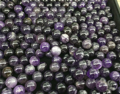 Semiprecious Genuine Amethyst gemstone Crystal mini-Sphere