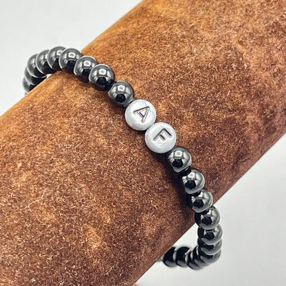 Woke AF Onyx Gemstone Bracelet