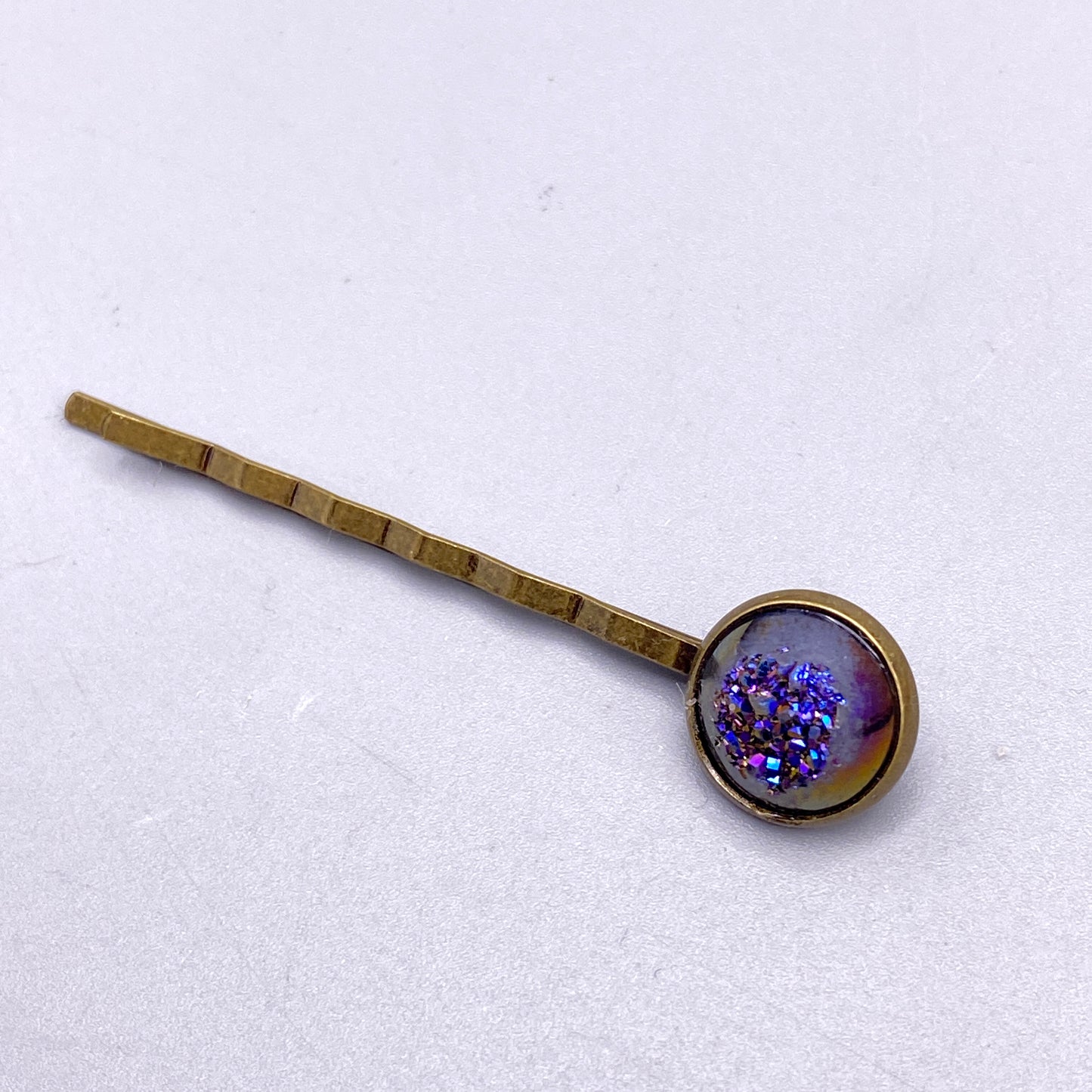 Druzy gemstone Bobby Pins