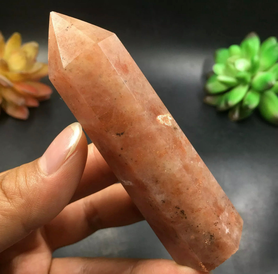 Natural Sun Stone Wand