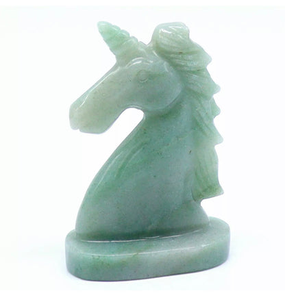 Natural Green Aventurine Unicorn