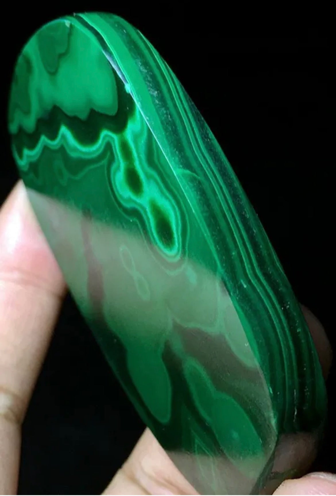 Natural Malachite Free Form semiprecious crystal gemstone reiki healing