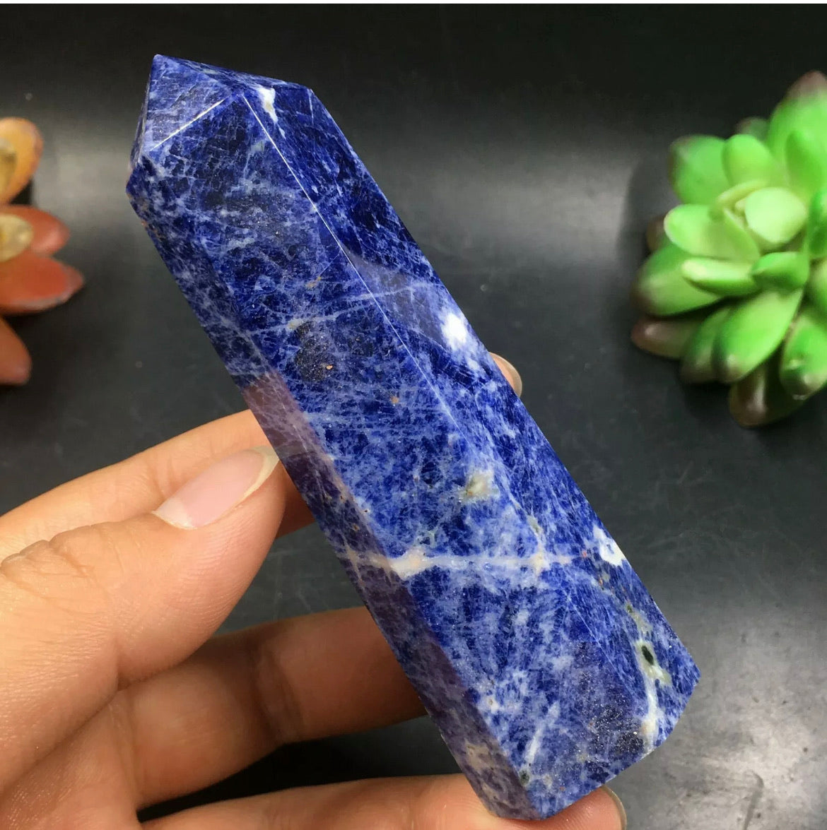 Natural Sodalite Wand