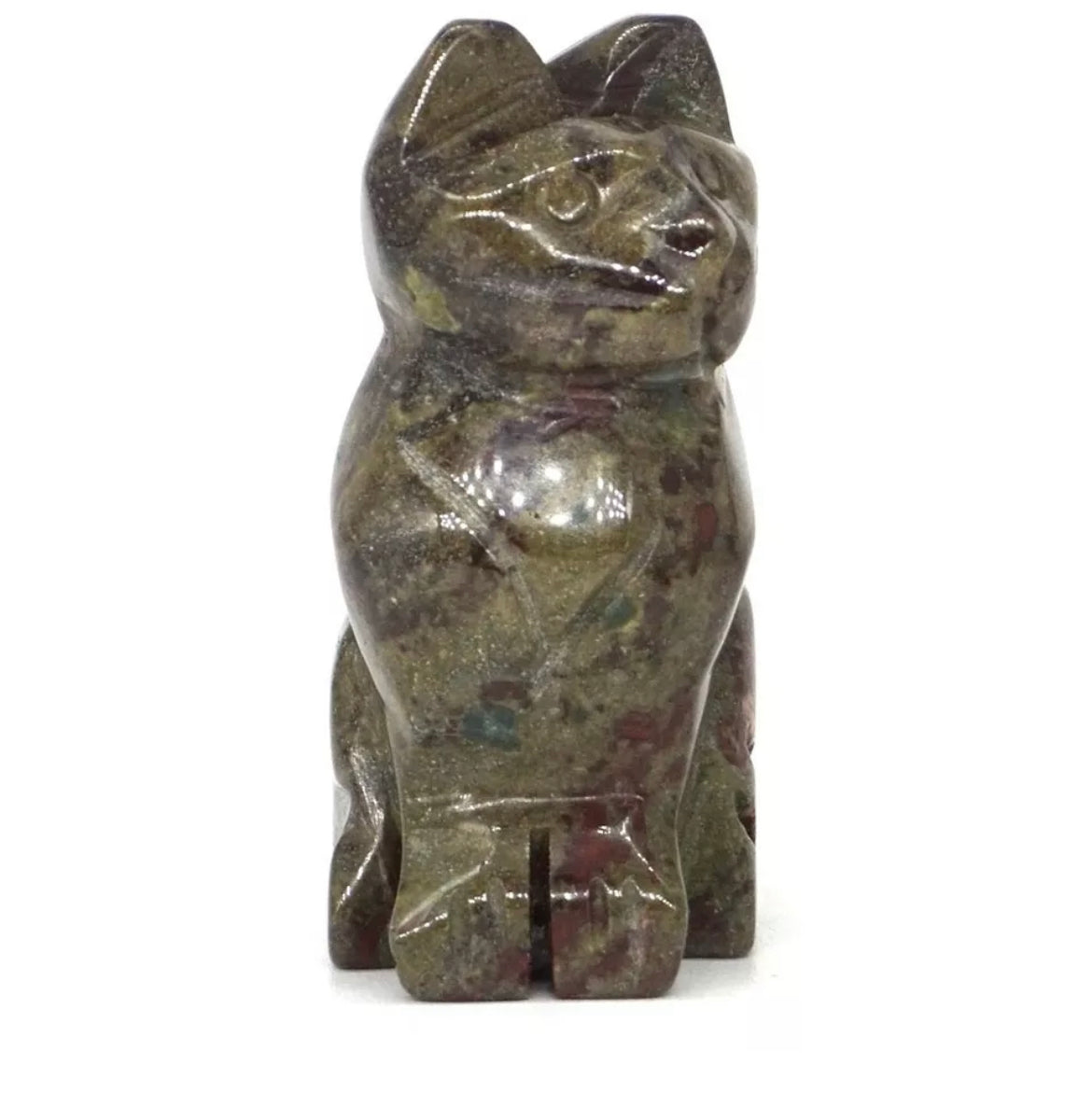 Natural Dragon’s Bloodstone Kitty Cat