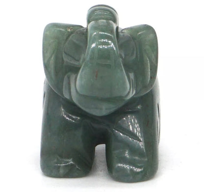 Natural Green Aventurine Elephant figurine