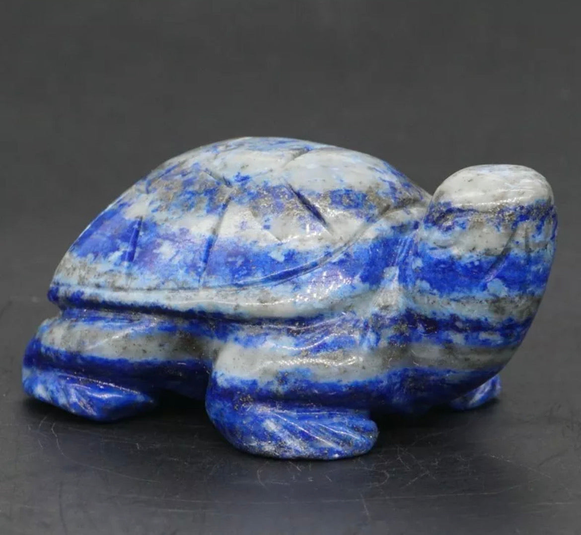 Natural Lapis Lazuli Turtle