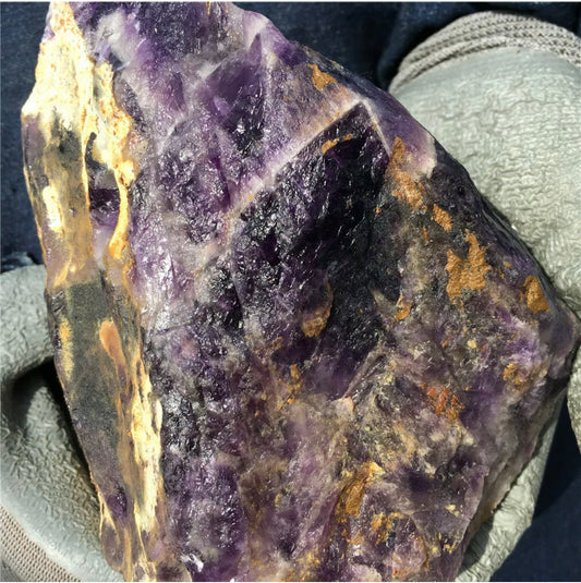 Natural Dreamy Amethyst Quartz Crystal rough Specimen