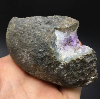 Natural Brazil amethyst Crystal cluster druzy