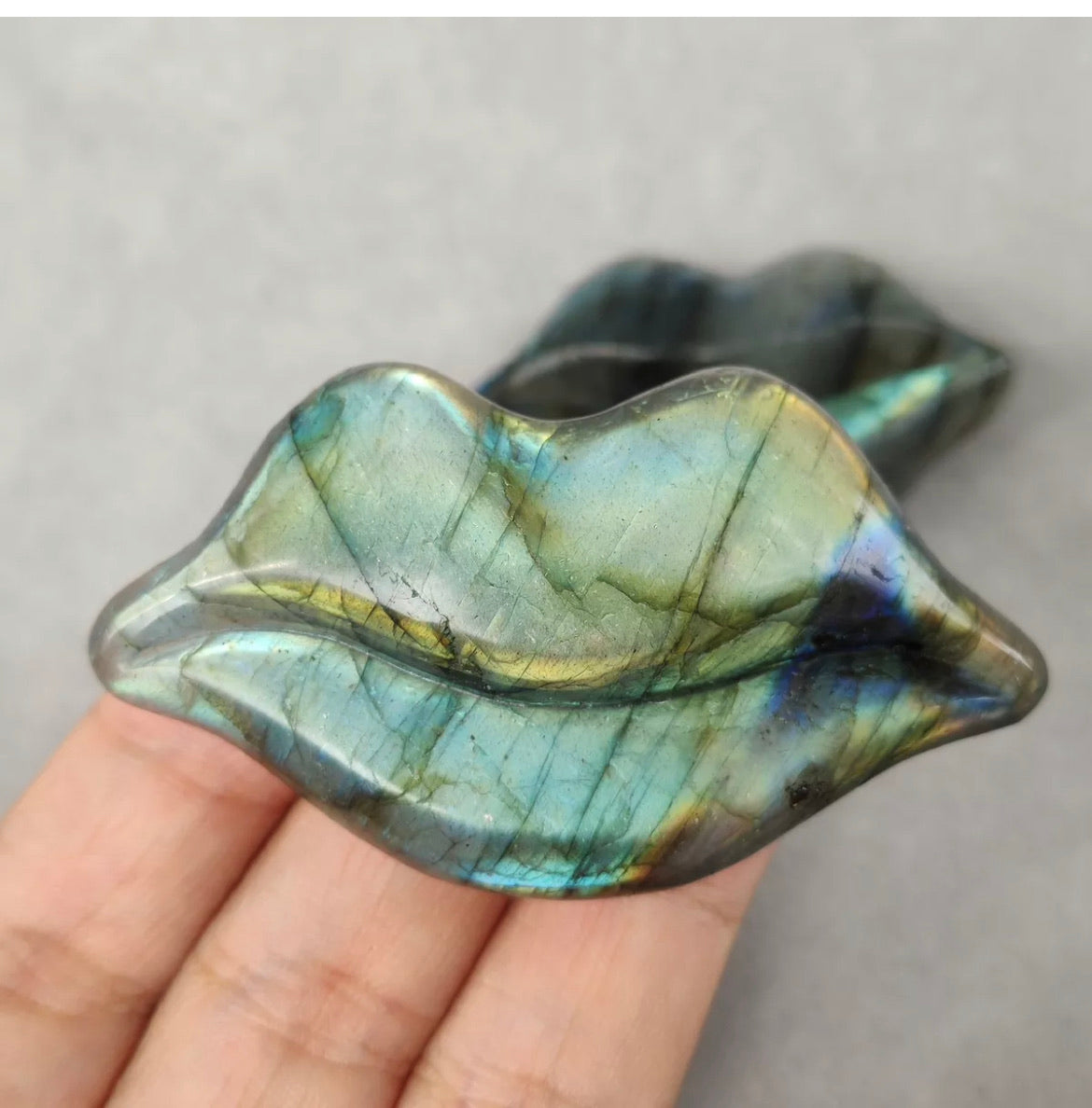 Natural Labradorite Lips